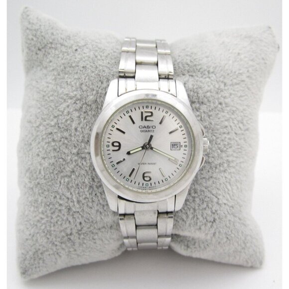 Women Casio Quartz WR Analog 27mm Round Watch (H712) "New Battery" LTP1215 - Picture 1 of 9